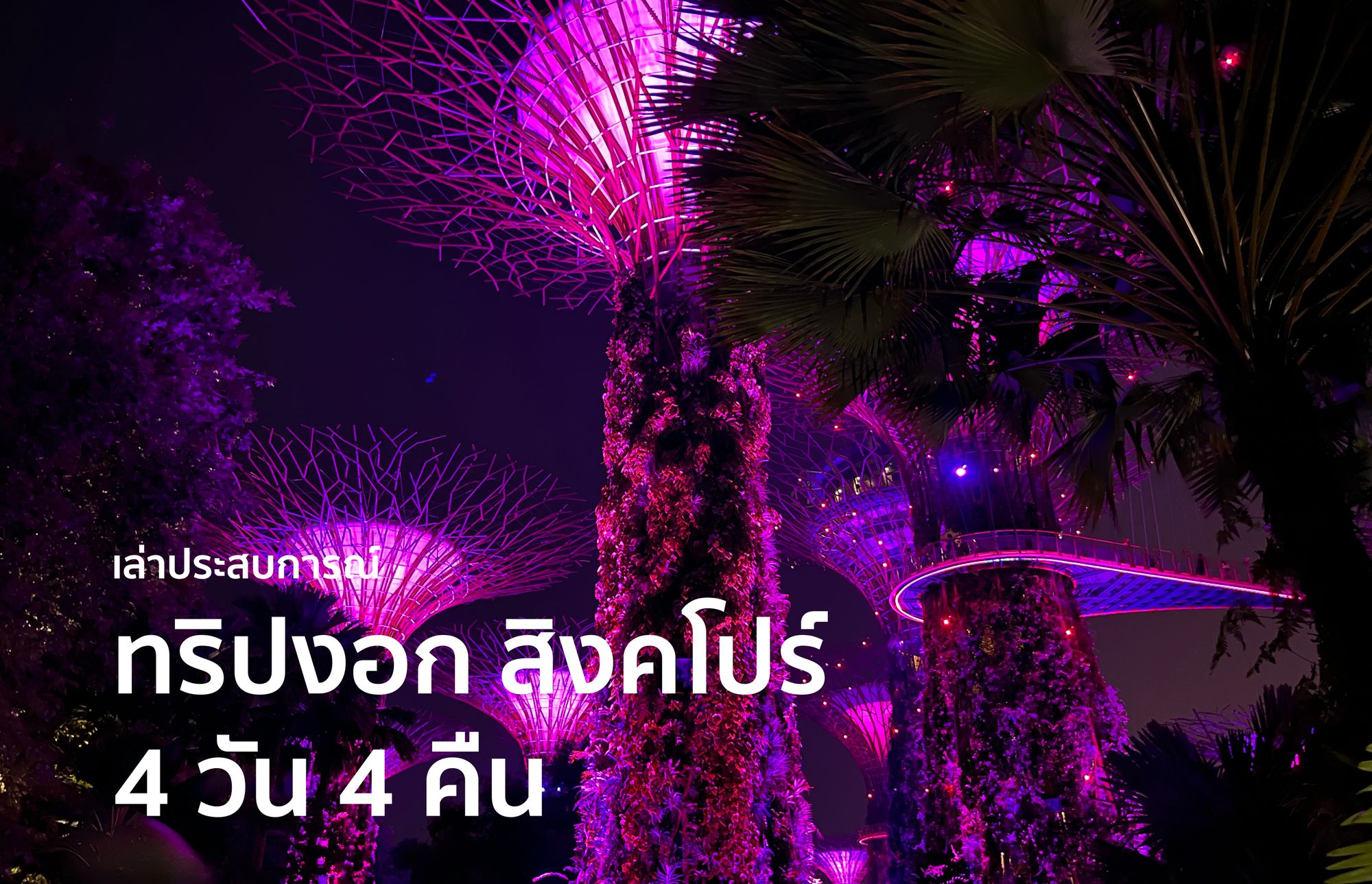 เล่าทริปงอก สิงคโปร์ 4 วัน 4 คืน - Part 1